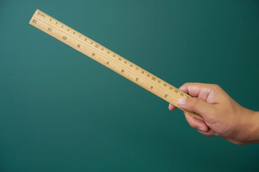 Half of a Standard Ruler
