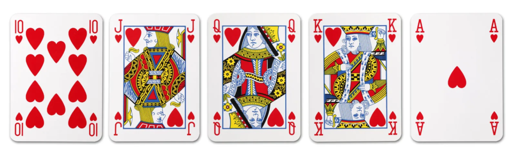 Six Playing Cards 10 grams