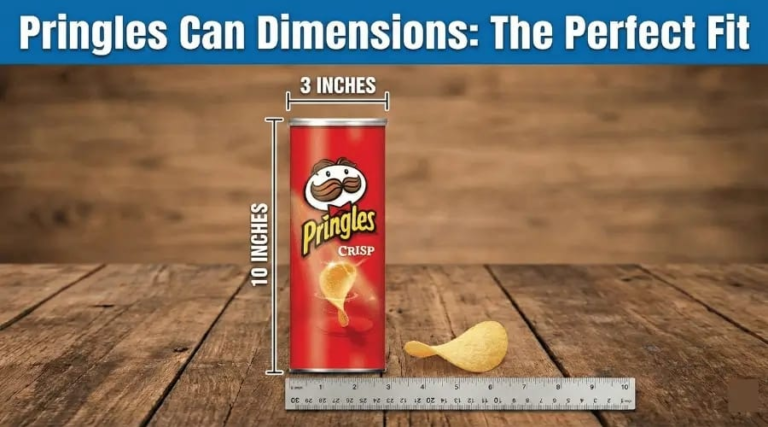 Pringles Dimensions Guide: Size, Height & Diameter
