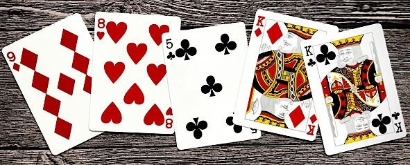 Three decks of cards