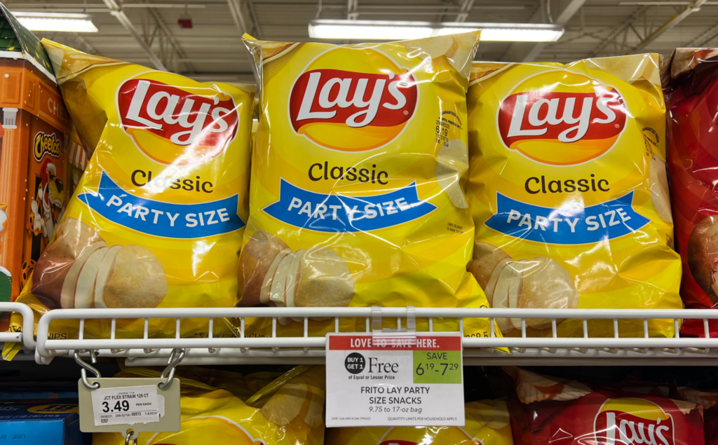 Family-Size Bag of Lay’s Classic Potato Chips 10 ounces