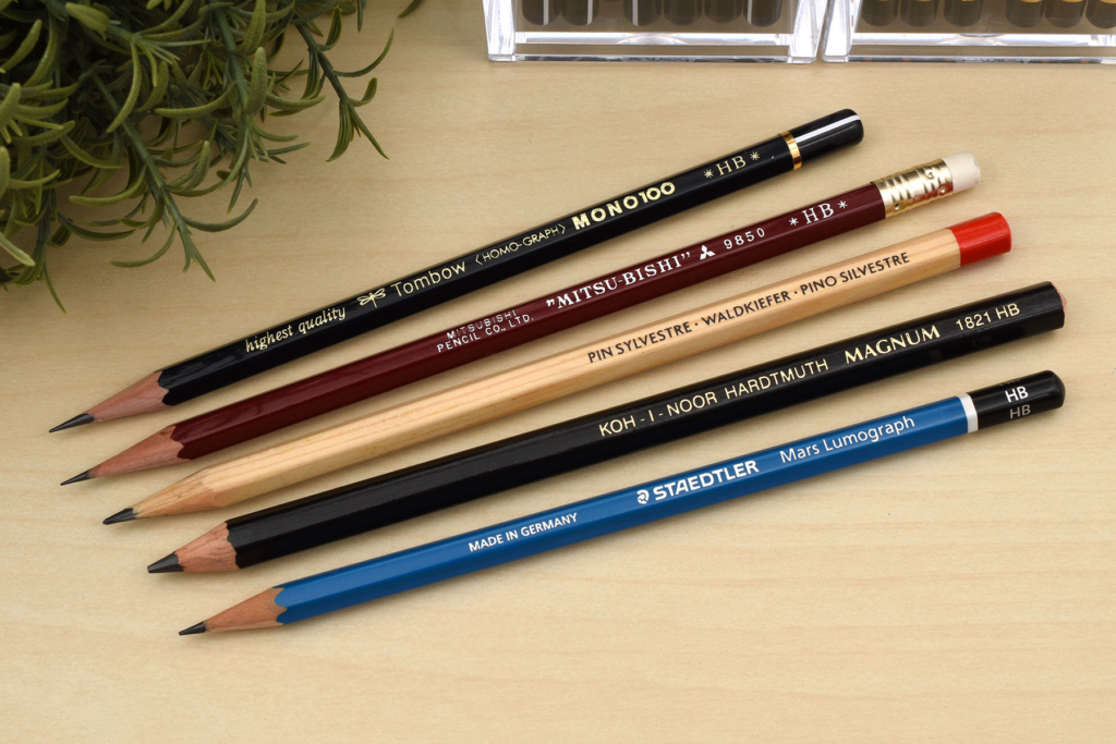 Ten Standard-Sized Wooden Pencils