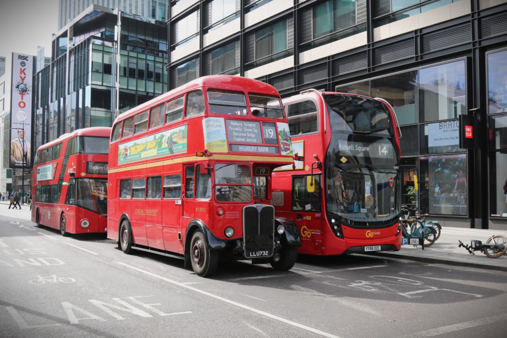 Three-Fourths the Length of a London Bus 20 feet
