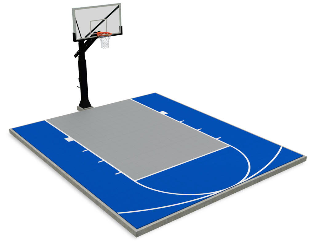 What Does 20 Feet Look Like Next to a Basketball Court?