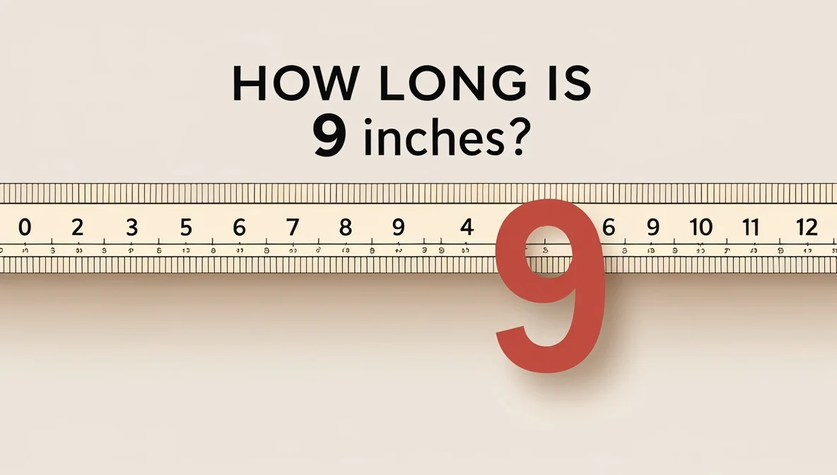 how long is 9 inches?
