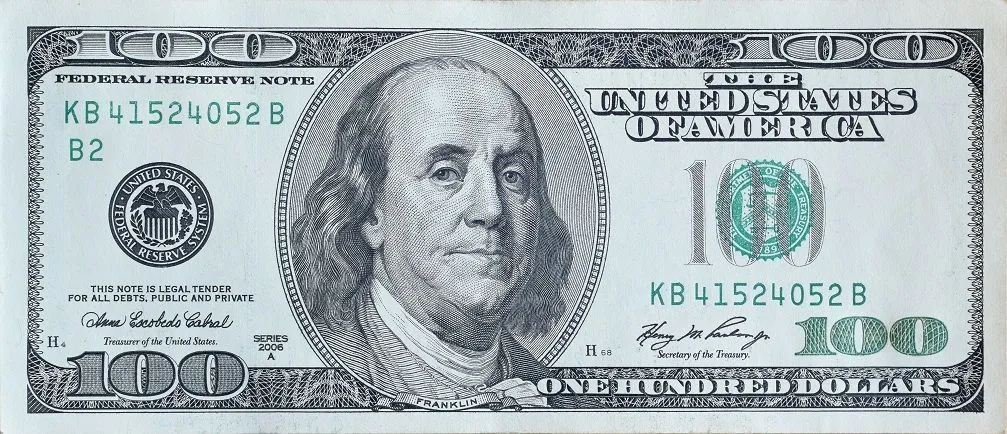 A US Dollar Bill