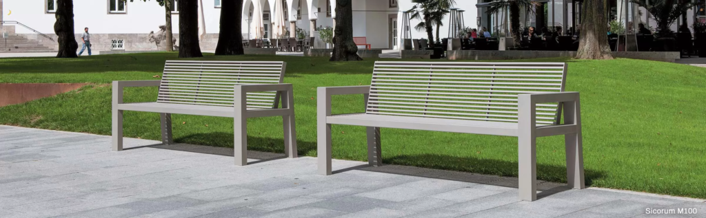 Two Park Benches