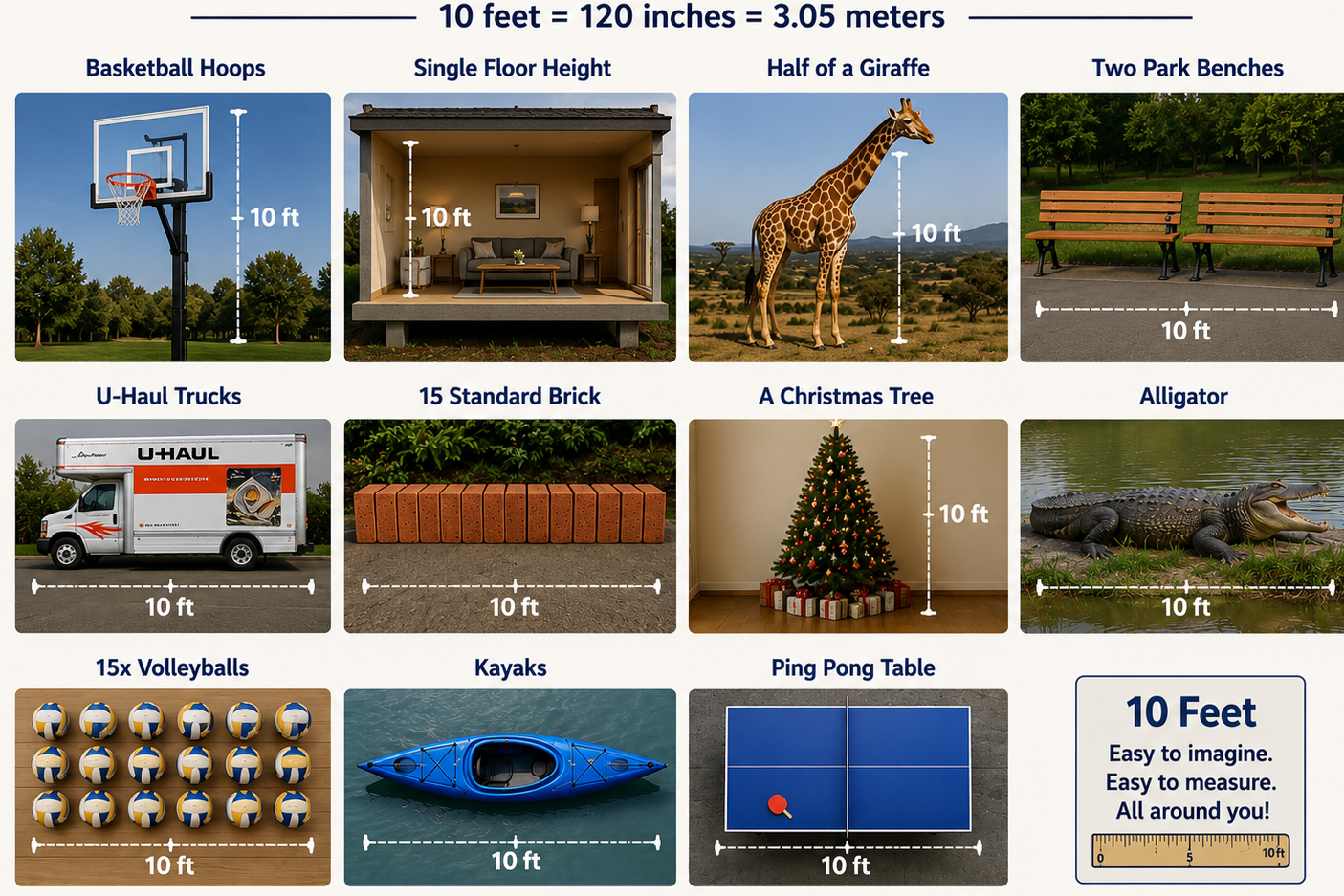 How Big is 10 Feet?