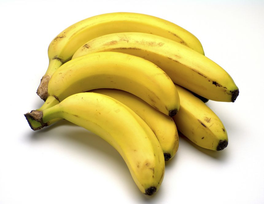 Two medium-sized bananas